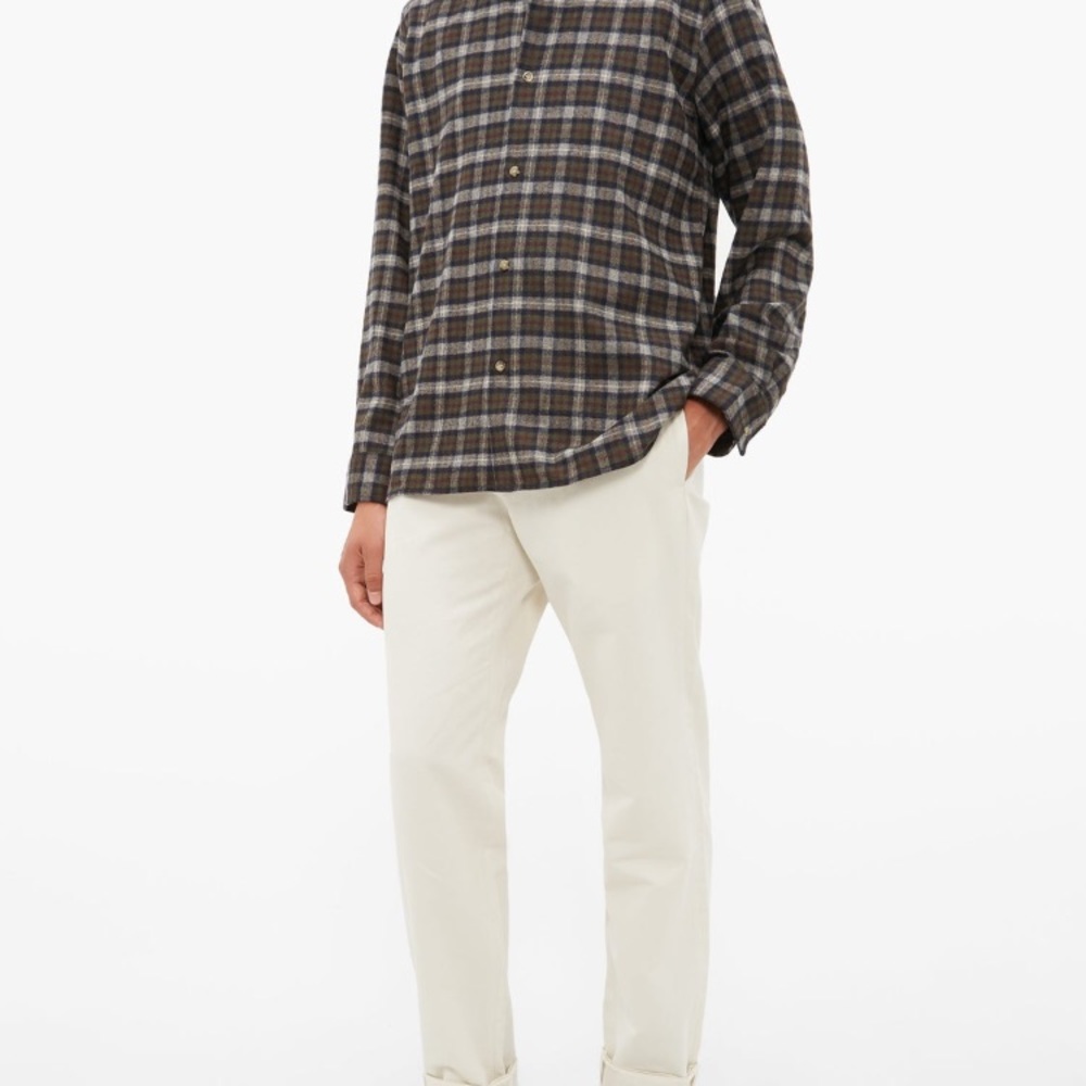A.P.C. Land Check Wool Shirt